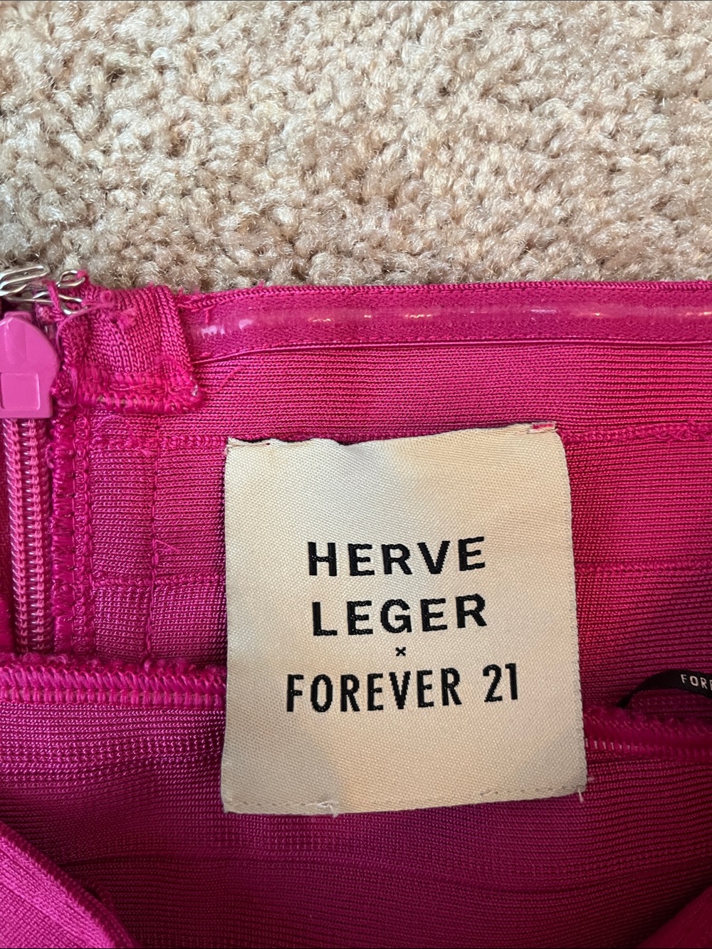 Herve Leger X Forever 21 Strapless Bandage Dress - Picture 3 of 8